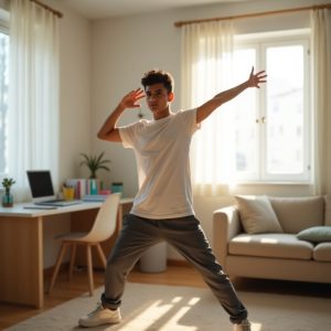 ورزش کوتاه قبل از درس