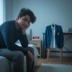 مصیبت بیدار شدن برای مدرسه